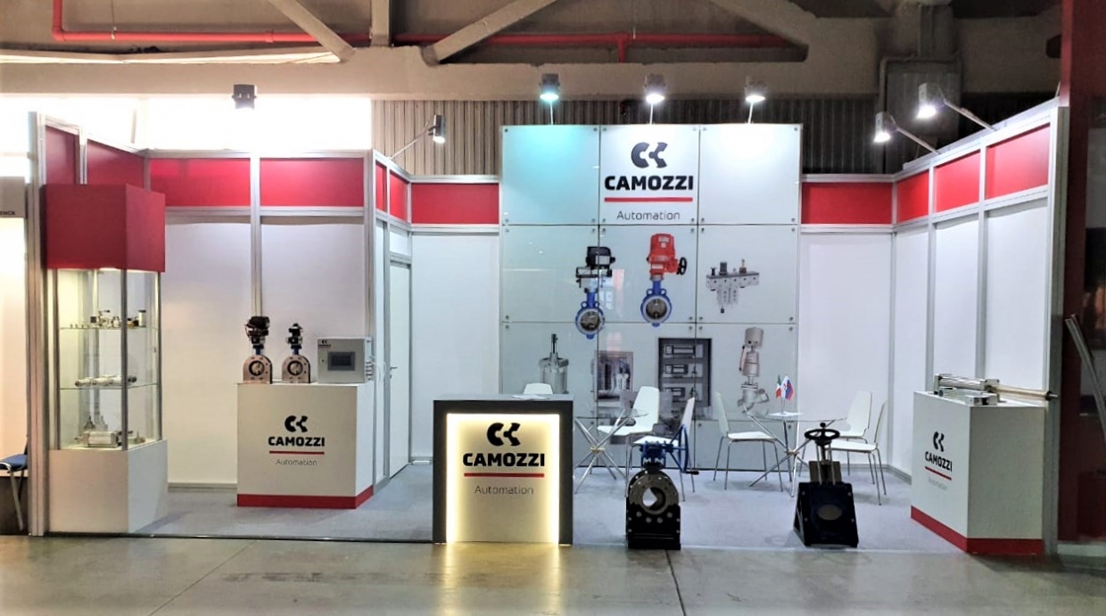 CAMOZZI - изготовление выставочных стендов в Самаре и Новосибирске