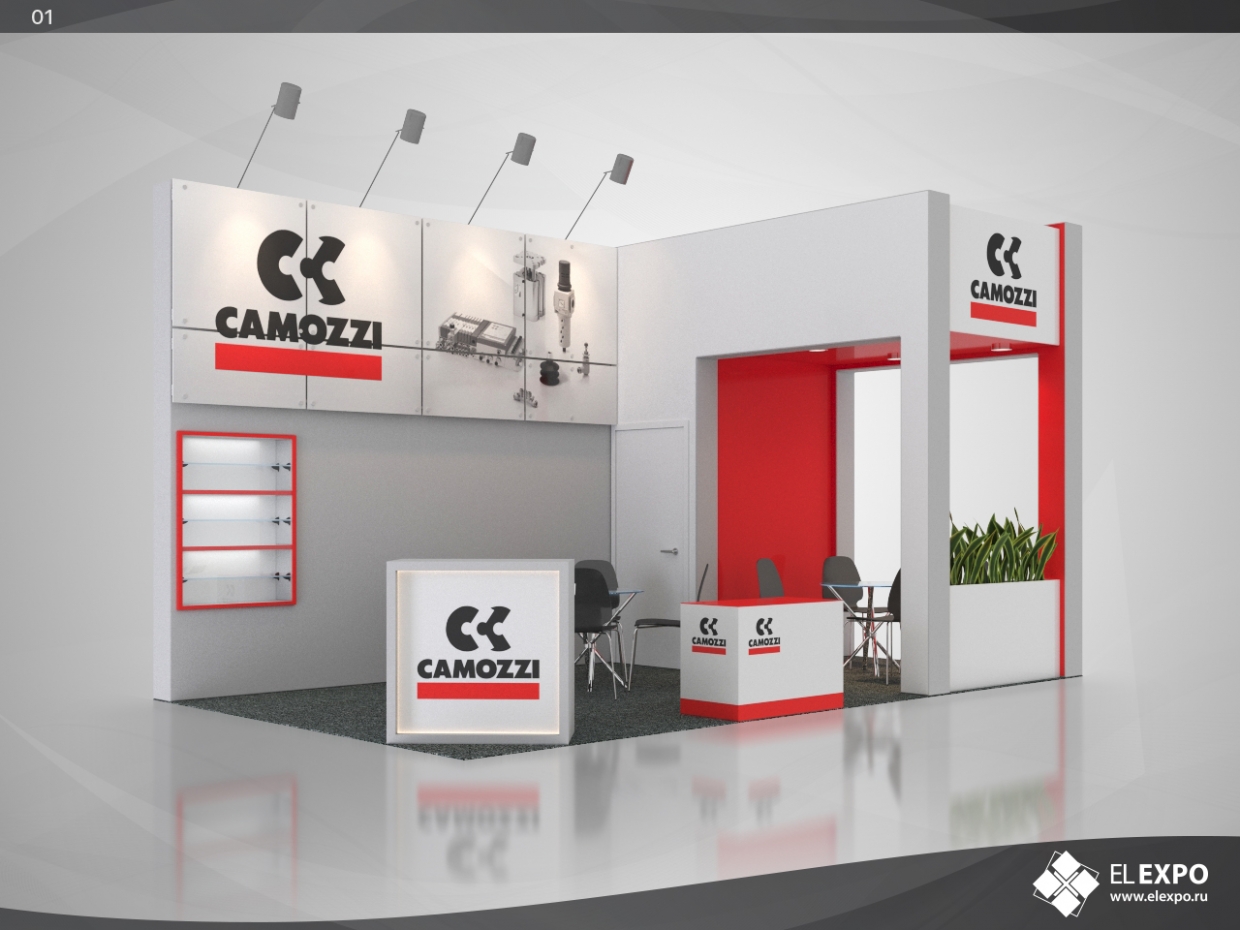 Camozzi - изготовление выставочных стендов в Самаре и Новосибирске
