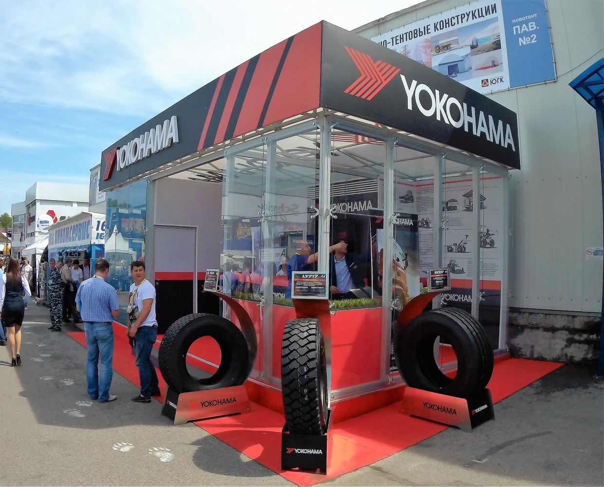 YOKOHAMA - изготовление выставочных стендов в Самаре и Новосибирске