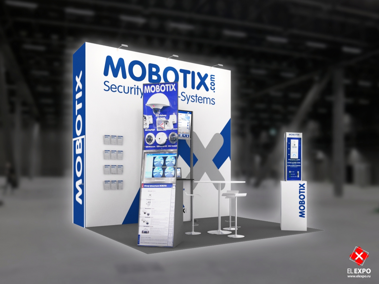 Mobotix - изготовление выставочных стендов в Самаре и Новосибирске