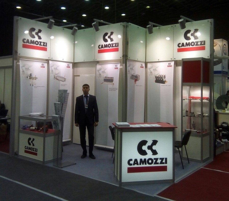 Camozzi - изготовление выставочных стендов в Самаре и Новосибирске