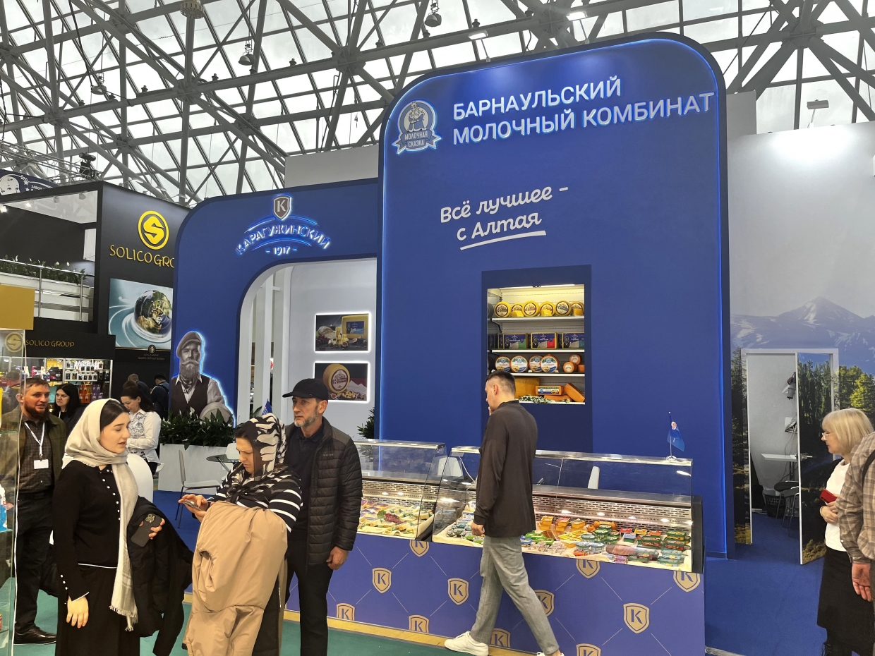 МОЛОЧНАЯ СКАЗКА  - изготовление выставочных стендов в Самаре и Новосибирске