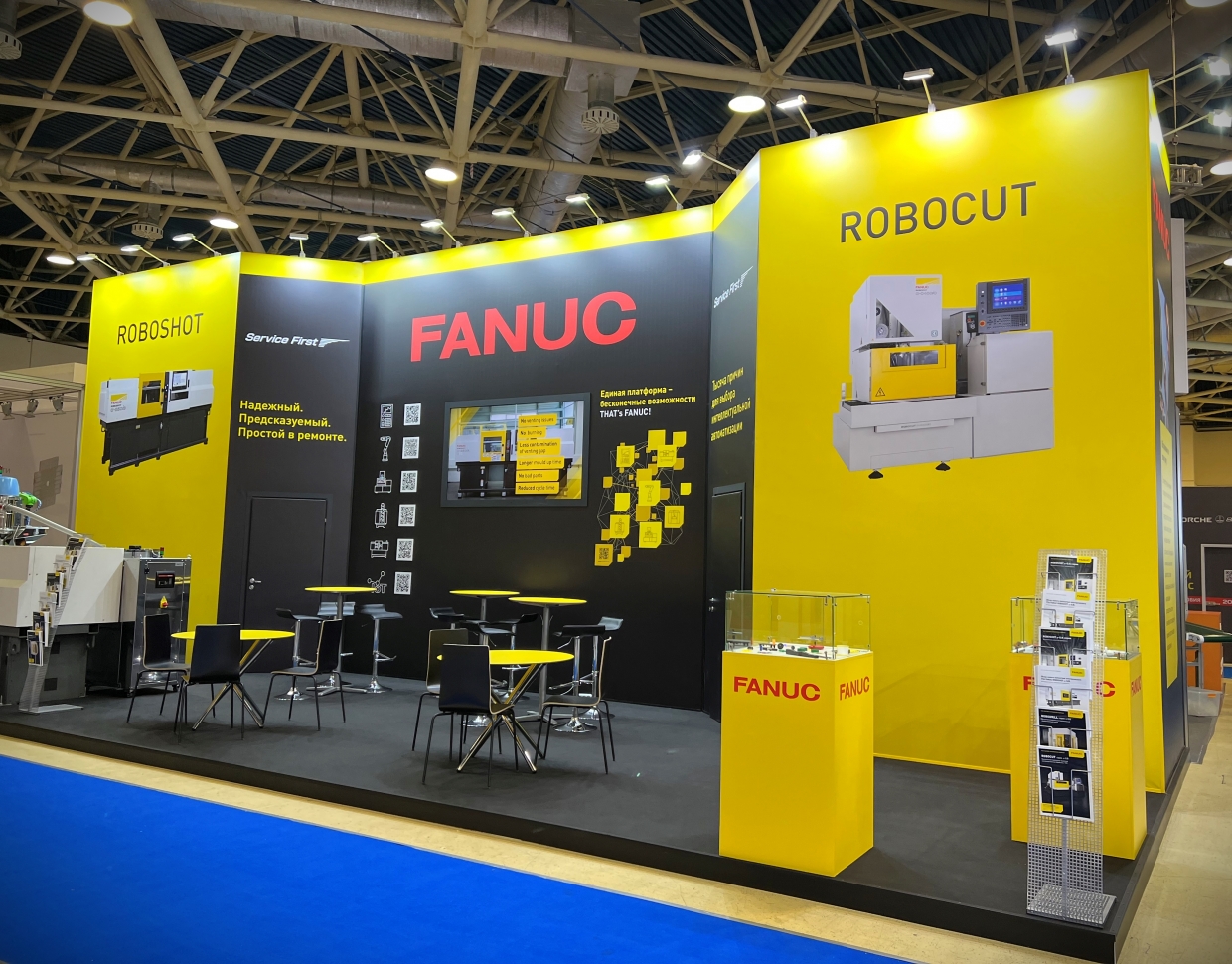 FANUC - изготовление выставочных стендов в Самаре и Новосибирске