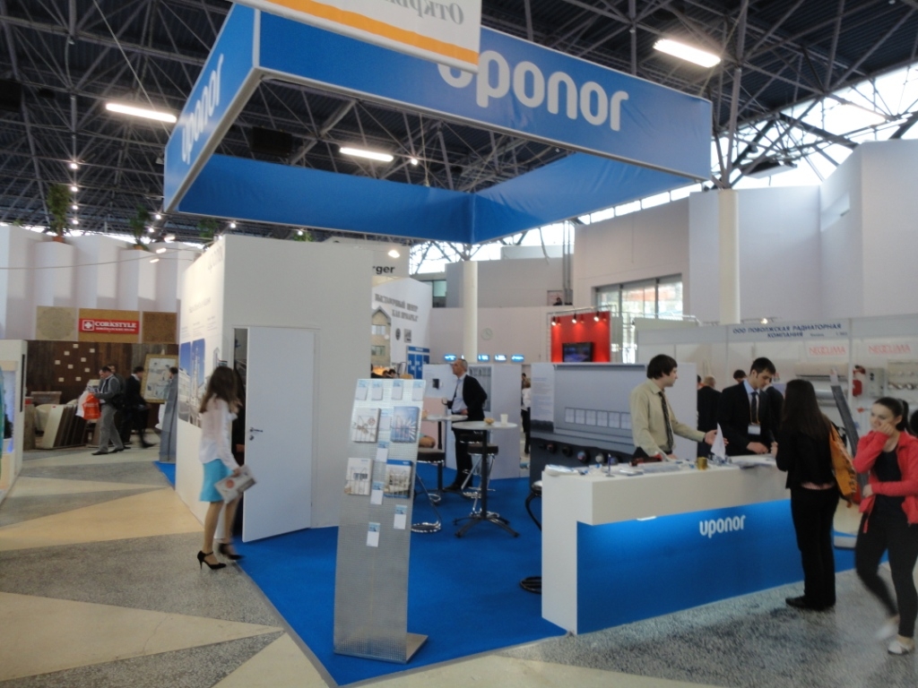 Uponor - изготовление выставочных стендов в Самаре и Новосибирске