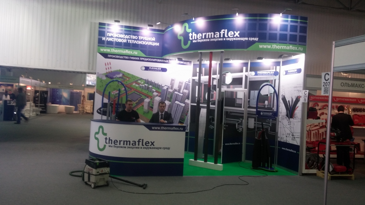 Thermaflex - изготовление выставочных стендов в Самаре и Новосибирске