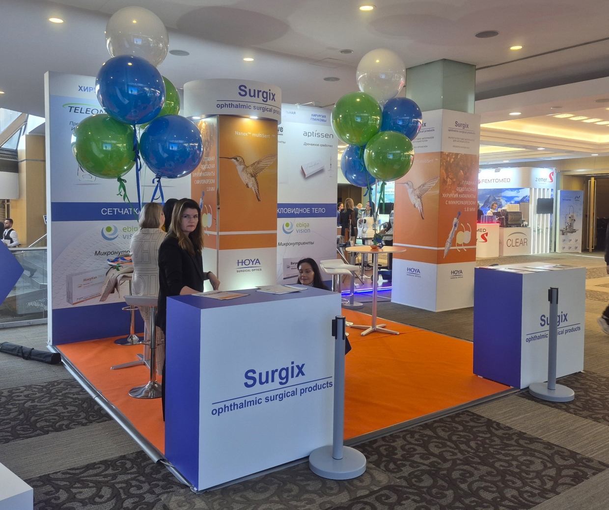 SURGIX - изготовление выставочных стендов в Самаре и Новосибирске
