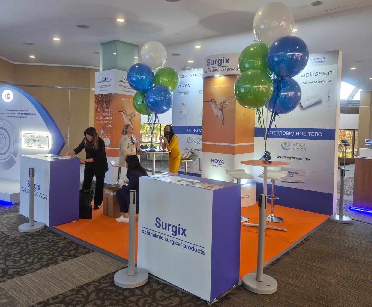 SURGIX - изготовление выставочных стендов в Самаре и Новосибирске