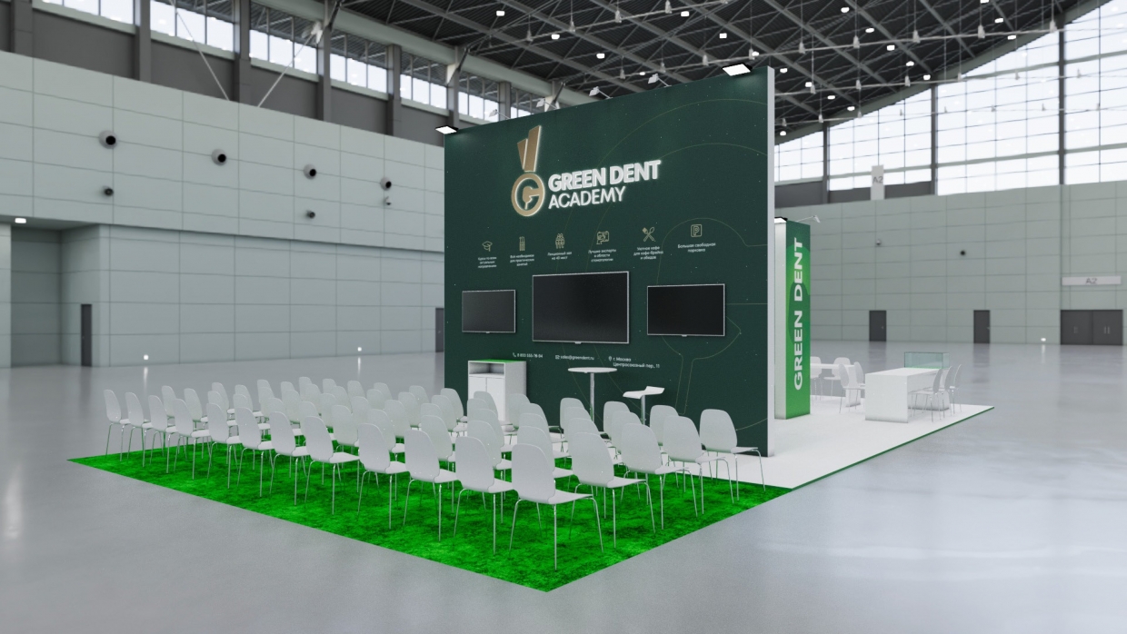 GREEN DENT - изготовление выставочных стендов в Самаре и Новосибирске