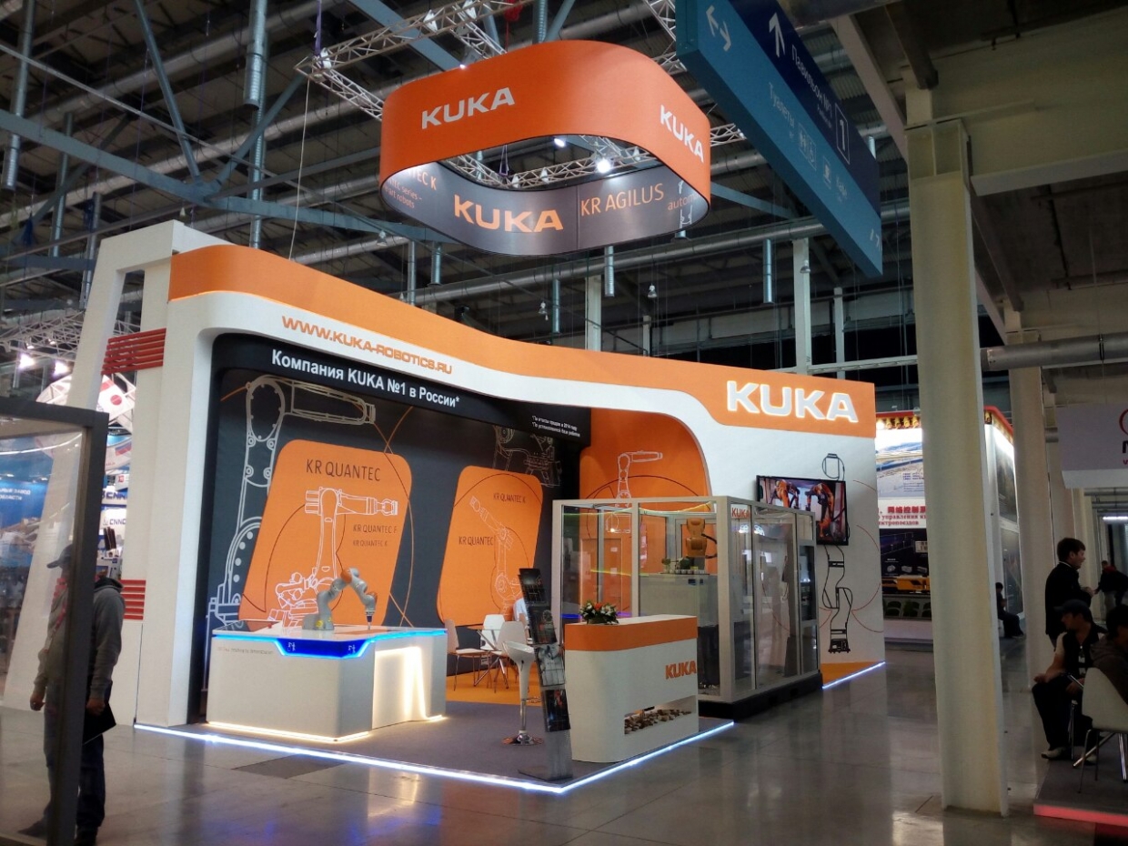 Kuka - изготовление выставочных стендов в Самаре и Новосибирске