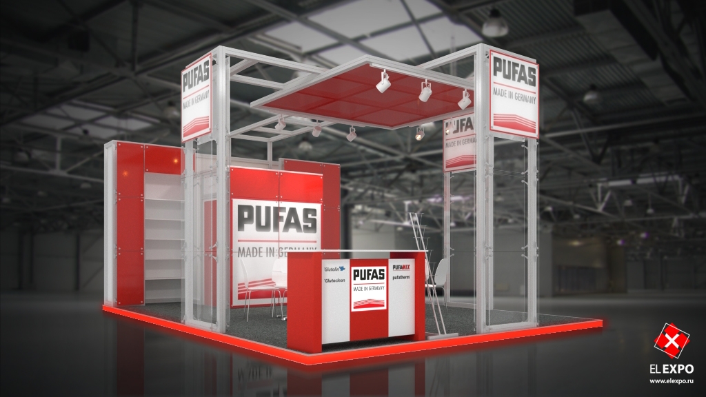 Pufas - изготовление выставочных стендов в Самаре и Новосибирске