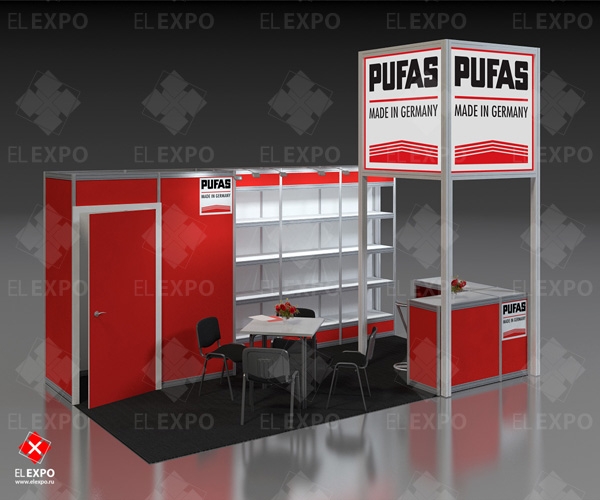 Pufas - изготовление выставочных стендов в Самаре и Новосибирске