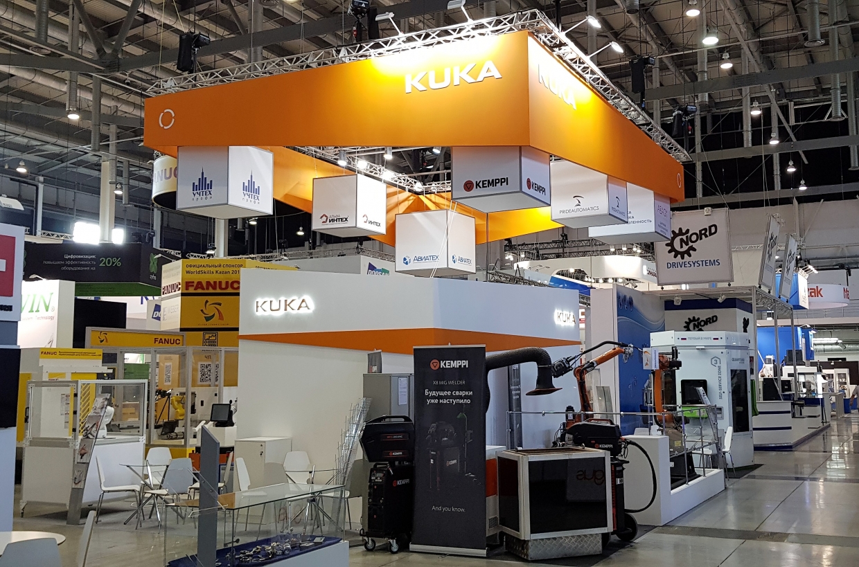 KUKA - изготовление выставочных стендов в Самаре и Новосибирске