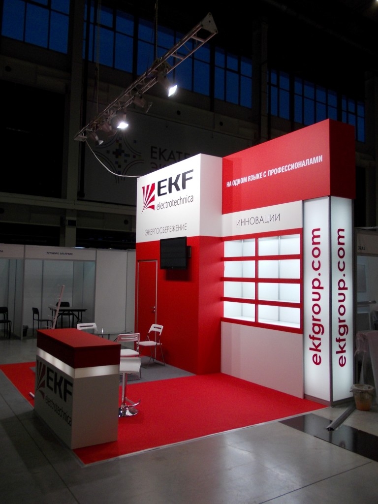 EKF - изготовление выставочных стендов в Самаре и Новосибирске
