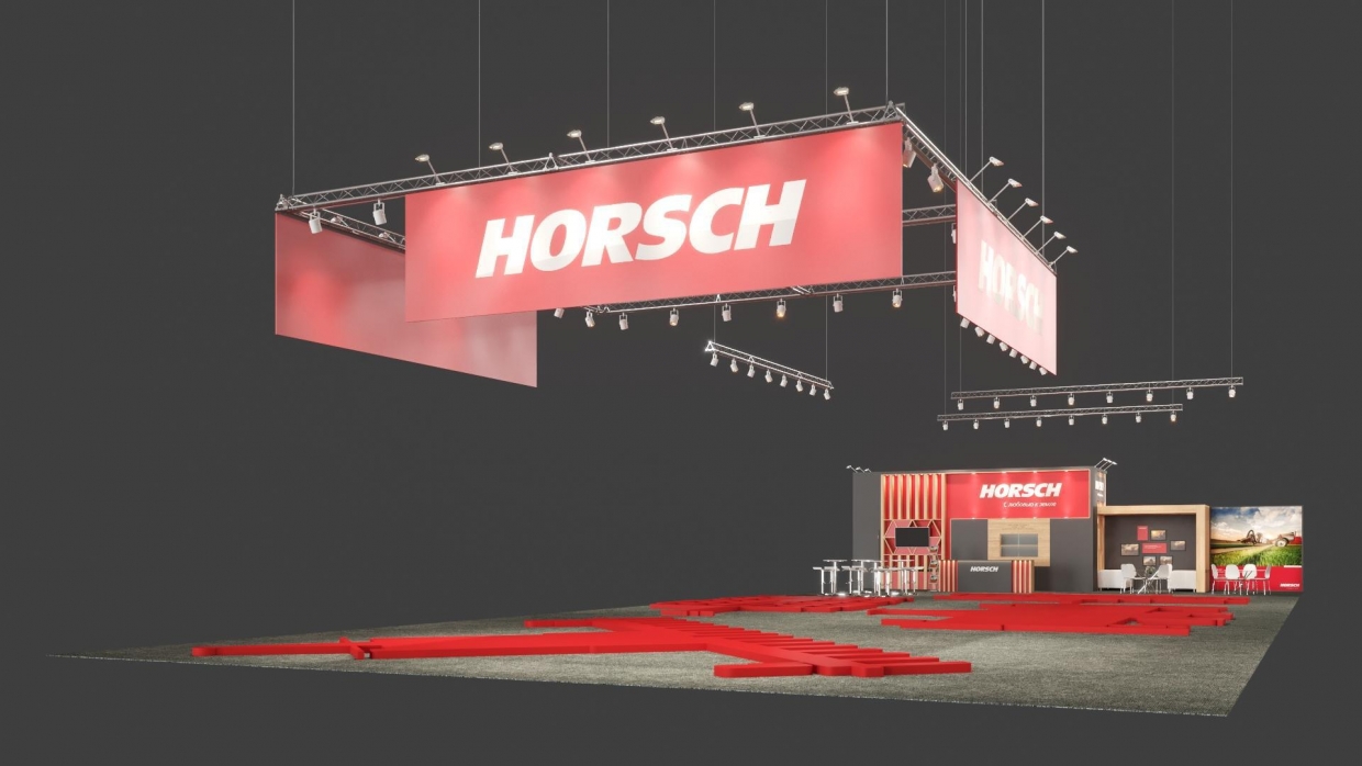 HORSCH С ЛЮБОВЬЮ К ЗЕМЛЕ - изготовление выставочных стендов в Самаре и Новосибирске