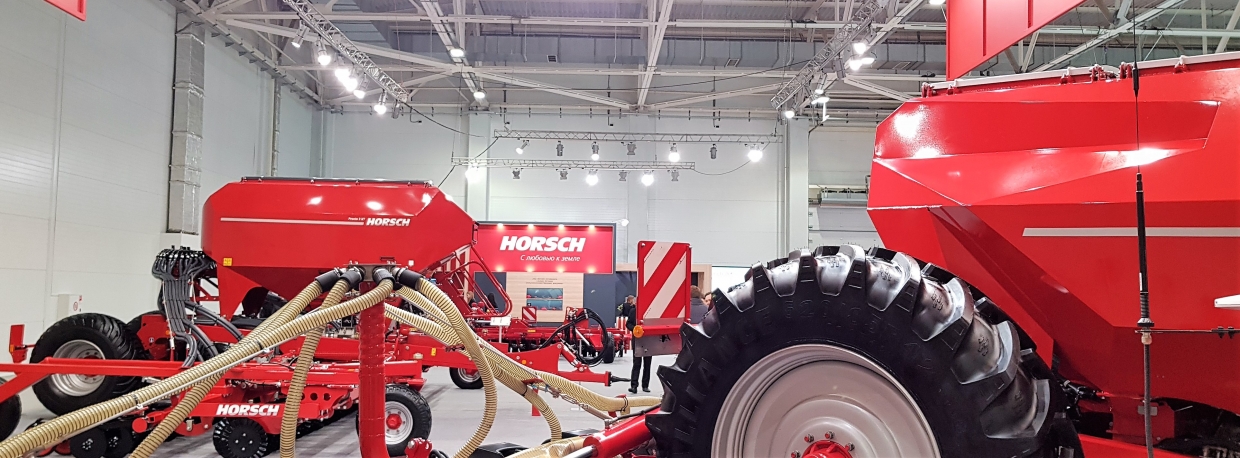 HORSCH С ЛЮБОВЬЮ К ЗЕМЛЕ - изготовление выставочных стендов в Самаре и Новосибирске