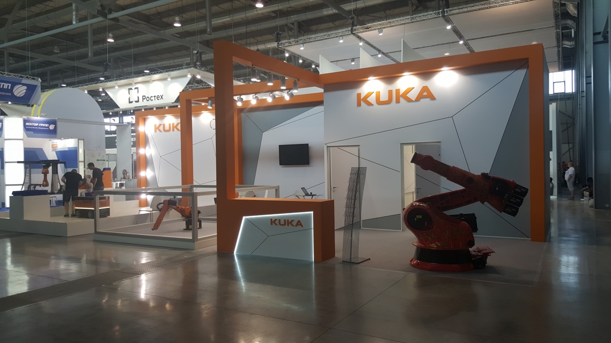 Kuka - изготовление выставочных стендов в Самаре и Новосибирске