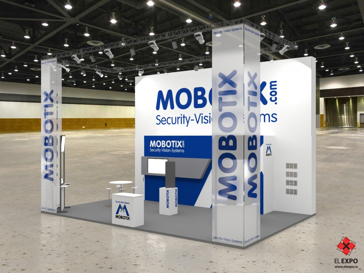 Mobotix - изготовление выставочных стендов в Самаре и Новосибирске
