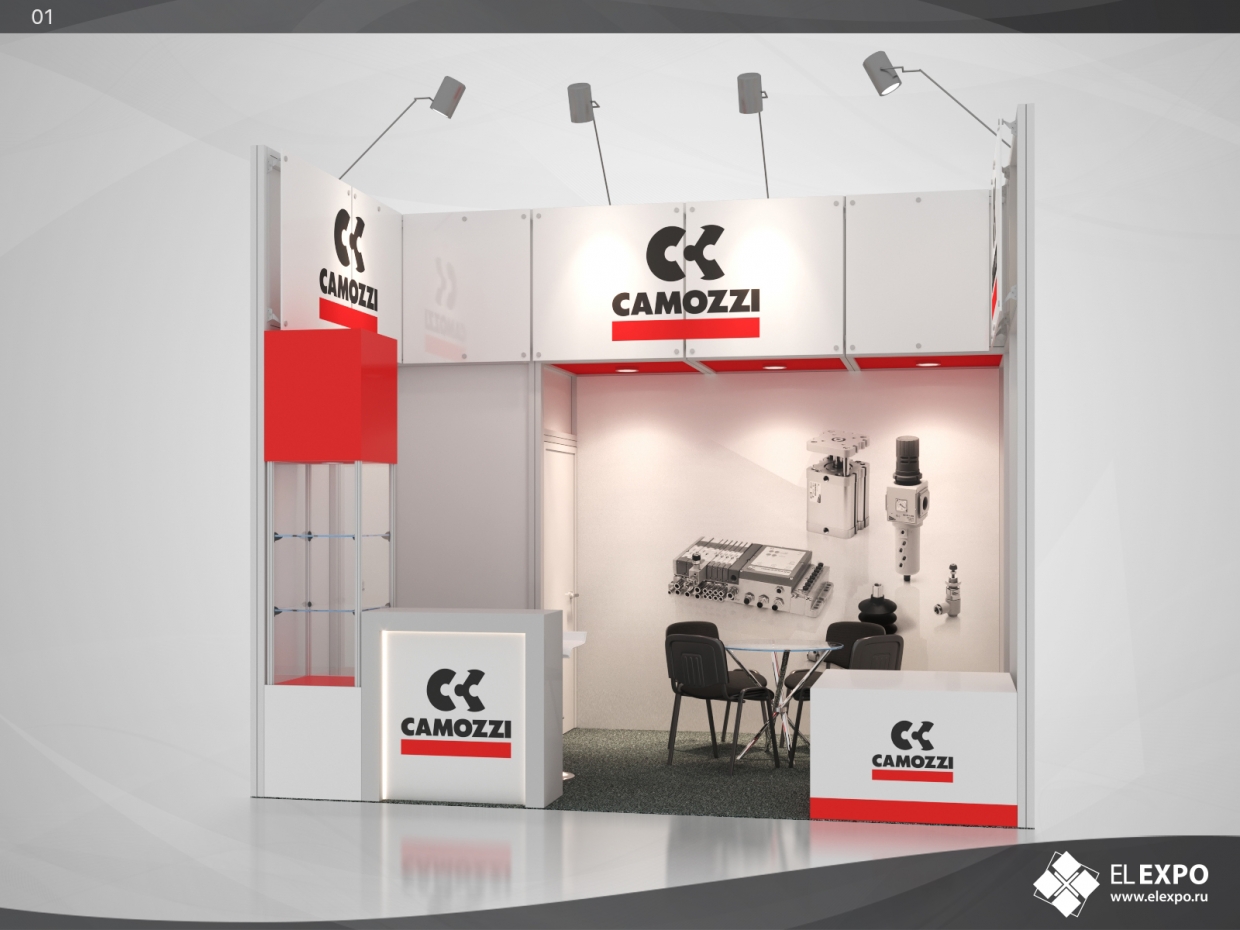CAMOZZI - изготовление выставочных стендов в Самаре и Новосибирске