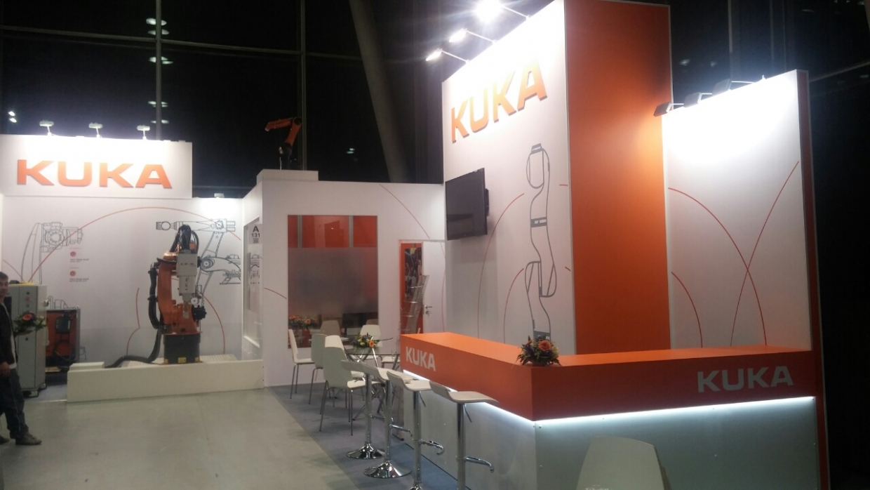 Kuka - изготовление выставочных стендов в Самаре и Новосибирске