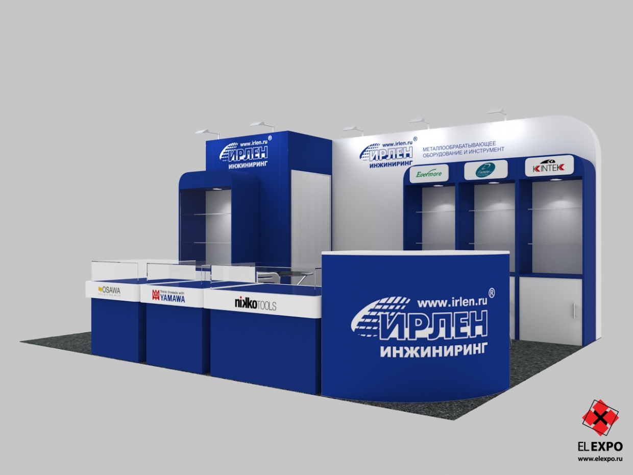 Irlen Челябинск - изготовление выставочных стендов в Самаре и Новосибирске