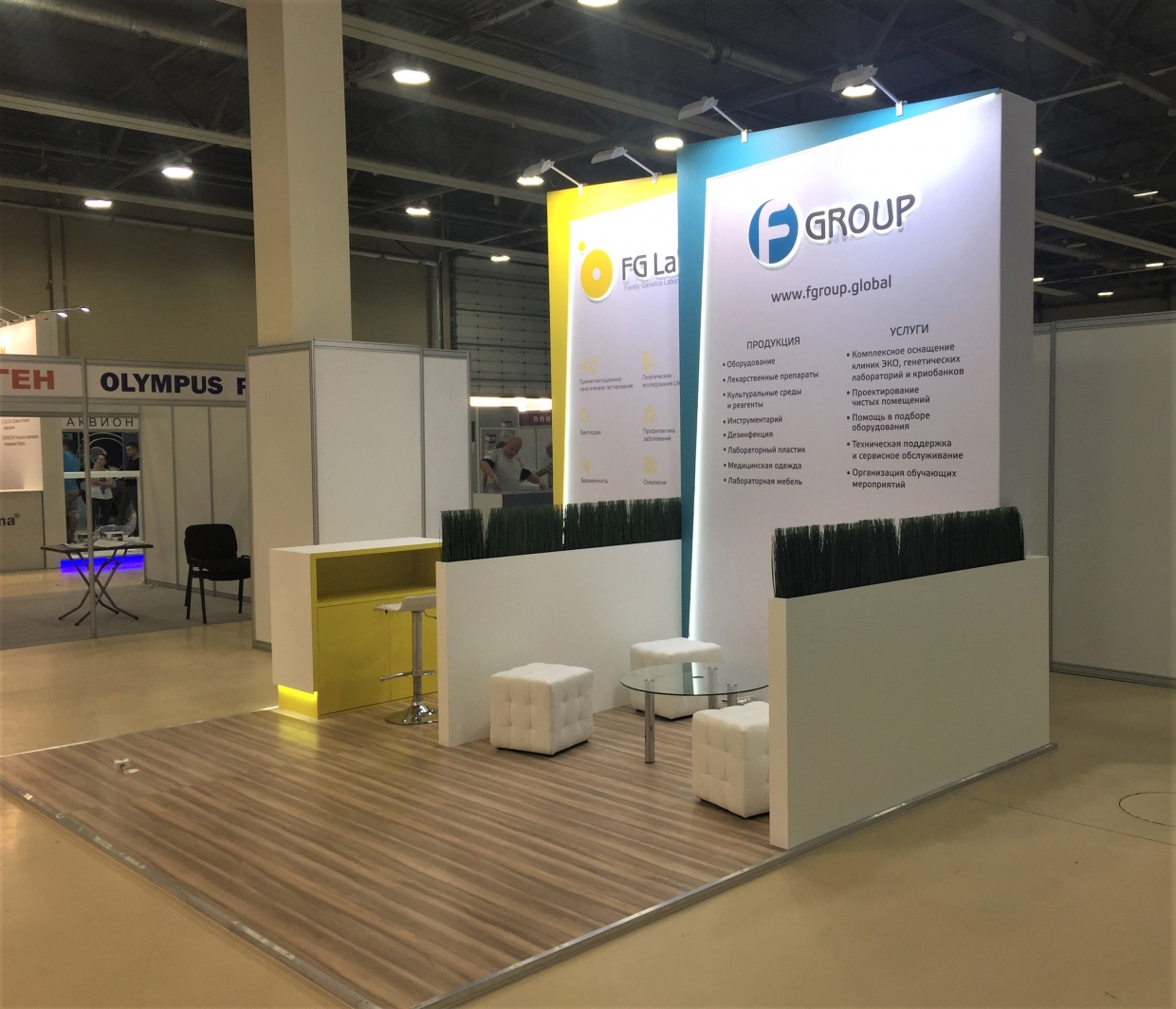 F-GROUP - изготовление выставочных стендов в Самаре и Новосибирске