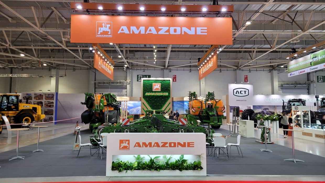 AMAZONE - изготовление выставочных стендов в Самаре и Новосибирске