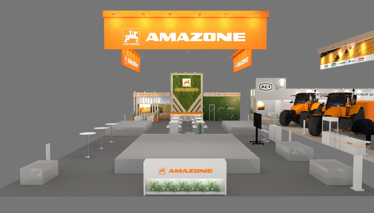 AMAZONE - изготовление выставочных стендов в Самаре и Новосибирске