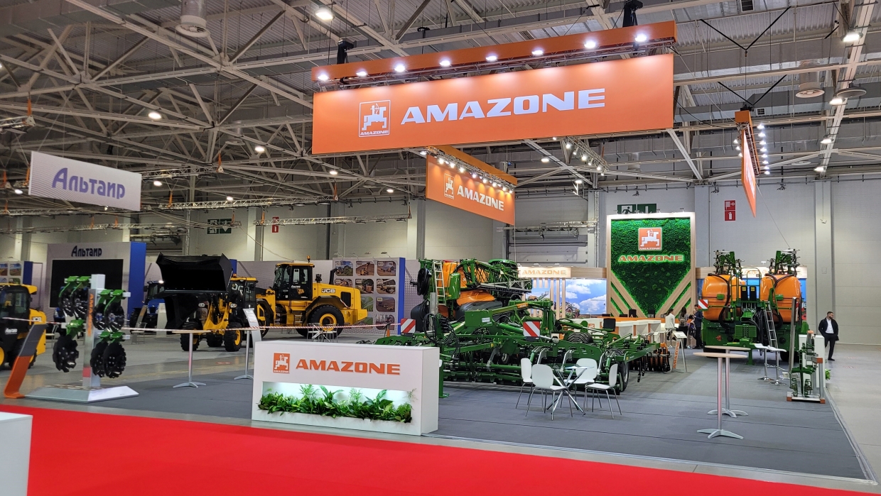 AMAZONE - изготовление выставочных стендов в Самаре и Новосибирске