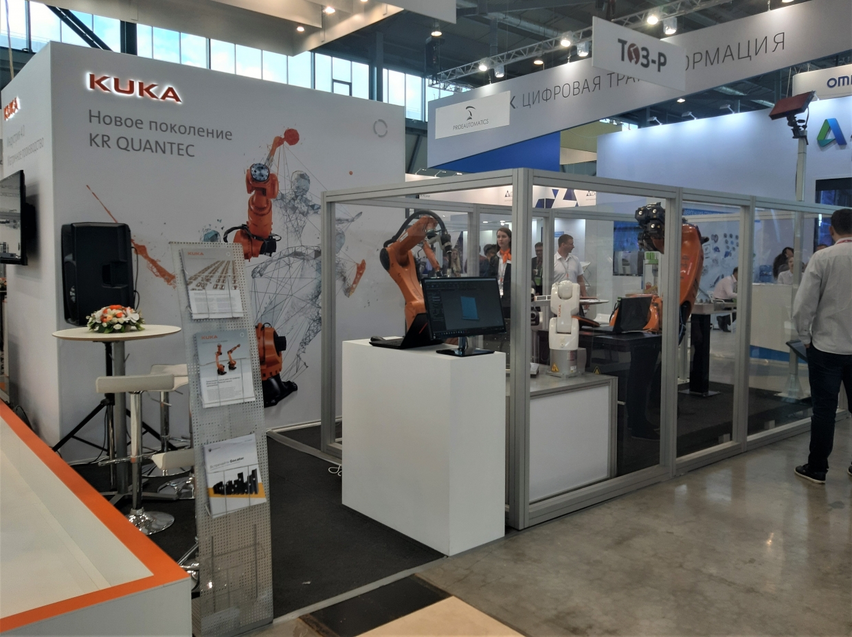 KUKA - изготовление выставочных стендов в Самаре и Новосибирске