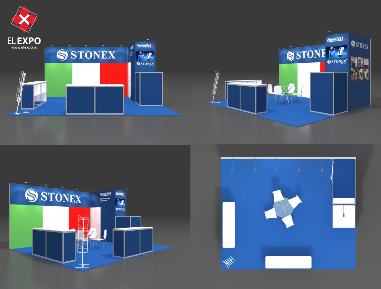 Stonex - изготовление выставочных стендов в Самаре и Новосибирске