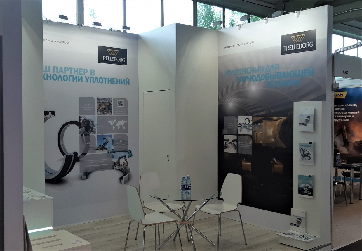 TRELLEBORG - изготовление выставочных стендов в Самаре и Новосибирске