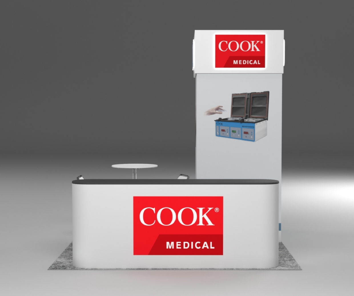 COOK MEDICAL - изготовление выставочных стендов в Самаре и Новосибирске