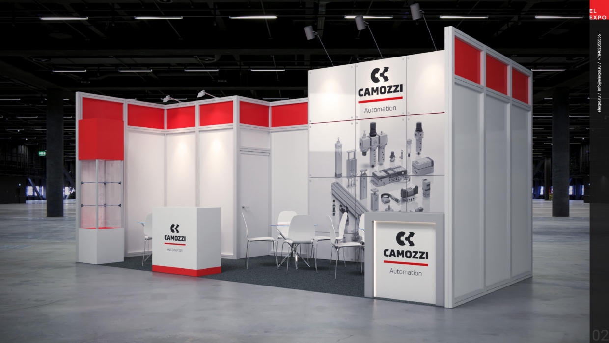 CAMOZZI AUTOMATION - изготовление выставочных стендов в Самаре и Новосибирске