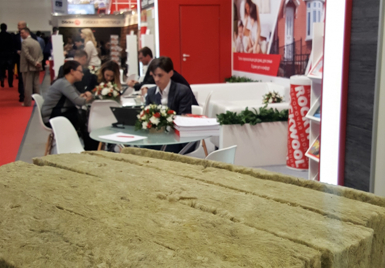 Rockwool - изготовление выставочных стендов в Самаре и Новосибирске