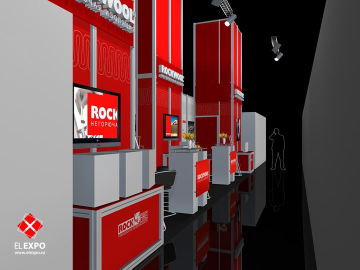 Rockwool - изготовление выставочных стендов в Самаре и Новосибирске