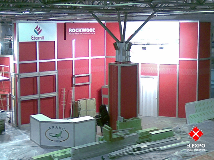 Rockwool - изготовление выставочных стендов в Самаре и Новосибирске